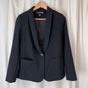 Forever21 black blazer pockets small
